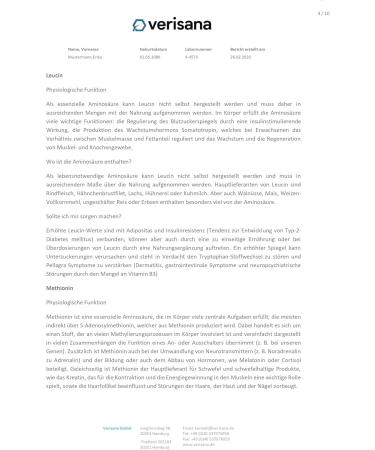 Amino Acid Test for 18 Amino Acids - Comprehensive Aminogram with Essential Amino Acids Leucine Methionine Phenylalanine Threonine Tryptophan & Valine - International Shipping - Buy Online on GoSupps.com