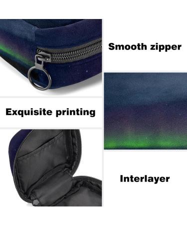 Northers Lights Aurora Women's Napkins & Stahrlichte Bag Zippered Menstrual Pad & Cup Pocket for Teen Girls & Women - Buy Online on GoSupps.com