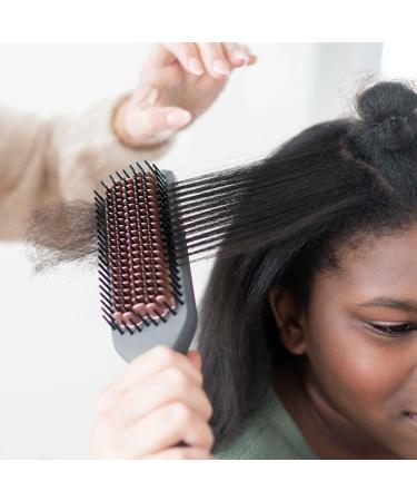 Hairitage Smooth Sailing Heated Ceramic Straightening Brush - Anti-Frizz Detangling and Blowouts for All Hair Types - Buy Online on GoSupps.com