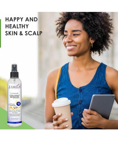 Cool Scalp Refresher Spray | Clean Braids Scalp & Body | Reduce Frizz Add Shine & Softness - 8oz - Buy Online on GoSupps.com
