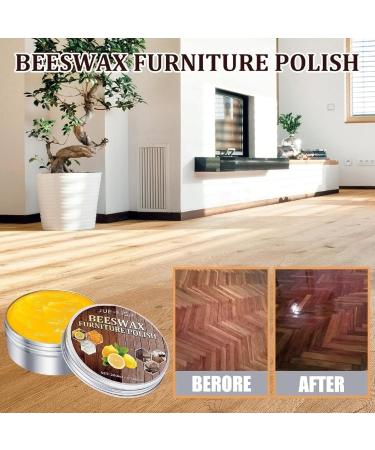 Wood Wax | Beeswax Wood Seasoning - Multipurpose Beeswax Furniture Polish with Sponge for Wood Polish - Buy Online on GoSupps.com
