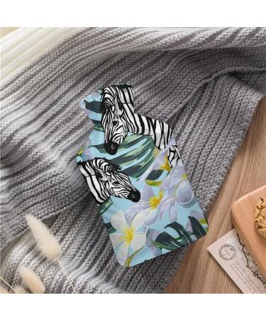 Striped Horse Hot Water Bottle with Plush Cover | Hand Warmer for Adults & Children - 26.5x15.3cm | International Shipping Available - Buy Online on GoSupps.com