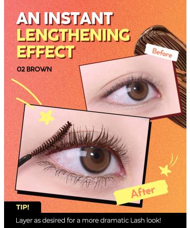 AMTS x Webtoon True Beauty Edition Natural Brown Mascara - Waterproof, Volume & Length, No Smudge, Korean K Beauty - Buy Online on GoSupps.com