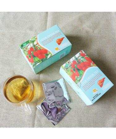 Liver Detox Tea - Cleanse for Fatty & Alcoholic Liver - 20 Tea Bags - International Shipping - Buy Online on GoSupps.com