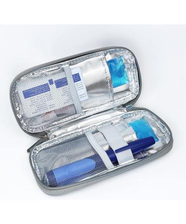 LengKe Insulin Travel Case Portable Medical Cooler Bag for Diabetes - Insulin Travel Case for Insulin Pen and Medication Diabetic Supplies with Protective Ice Pack (Green) - Buy Online on GoSupps.com