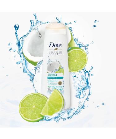 Dove Coconut Hydrating Shampoo 12 oz - Pack of 6 | Nourishing Daily Use Shampoo for Dry Hair with Lime Scent - Buy Online on GoSupps.com