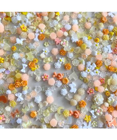 3D Colorful Camellia Nail Art Charms - Wedding Butterfly Design - Buy Online on GoSupps.com