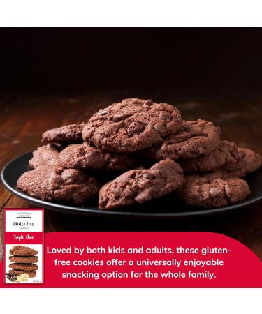 Gluten Free Biscuits Bundle contains Farmhouse Choc Chip and Hazelnut 150g Triple Chocolate Cookies 150g Chocolate Chip Cookies 200g Sealing Clip x3 - Buy Online on GoSupps.com
