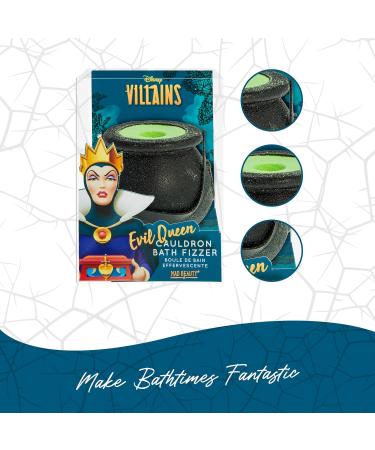 Mad Beauty Disney Villains Evil Queen Bath Fizzers - 2 Count | Pampering Bath Ball Bombs with Poison Apple Fragrance - Buy Online on GoSupps.com