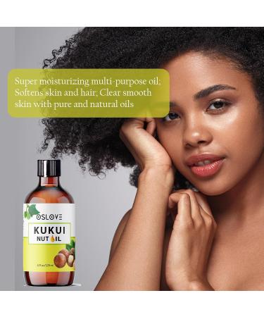 Pure Kukui Nut Oil - Cold Pressed for Skin & Hair | 4 oz | International Shipping - Buy Online on GoSupps.com