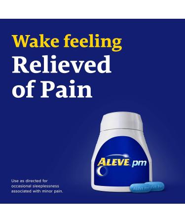 Aleve PM Pain Reliever Nighttime Sleep-Aid Caplets 20 ea (Pack of 2) - Buy Online on GoSupps.com