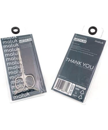 Maluk Medium Professional Cuticle Scissors - Precision Trimming Tool - Buy Online on GoSupps.com