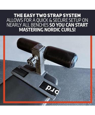 EZ-Nord: Elite Hamstring Training Equipment for Knees Over Toes - Nordic Curl Raises - Premium Quality & Quick Strap System - Buy Online on GoSupps.com