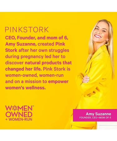 Pink Stork Total Glow Biotin Gummies - Hair, Skin, Nail Vitamins with Added Vitamin A, E, Folate, B6, B12 - 60 Berry Gummies - Buy Online on GoSupps.com