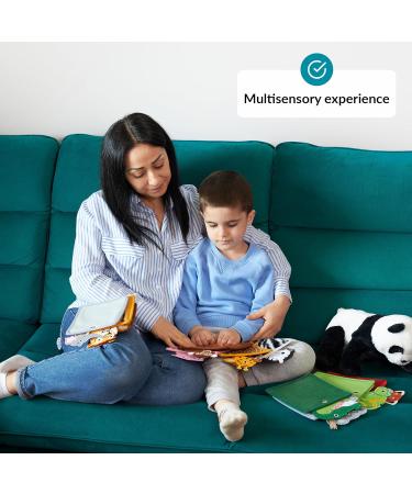Buy Sensory Mats for Autistic Children | Tactile Sensory Tiles & Pads | 12-Pack Safari Learning Toys - Buy Online on GoSupps.com