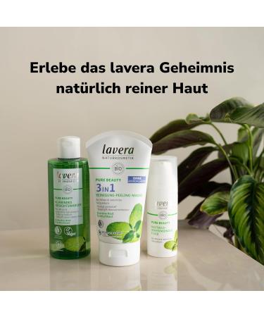 lavera Pure Beauty Skin Tone Refining Fluid - Reduces Shine - Fights Impurities - Natural Cosmetics - Vegan - 50 ml - White - Buy Online on GoSupps.com