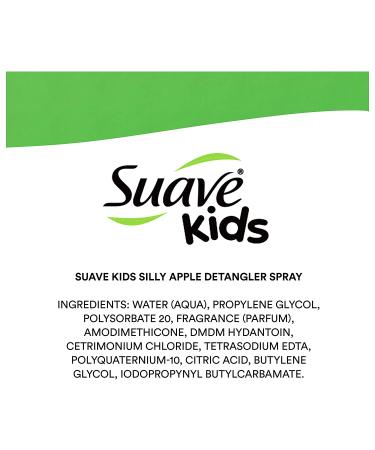 Suave Kids Tear-Free Styling Apple Detangler Spray 10 Fl Oz (Pack of 6) - Dermatologist-Tested Formula - Buy Online on GoSupps.com