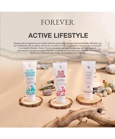 Forever Living - Aloe Heat Lotion with Menthol and Eucalyptus Fragrance Comfort and Skin Nourishment Vegan-Friendly Formula 4 fl oz - Buy Online on GoSupps.com