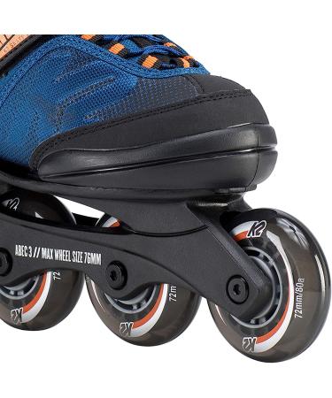 K2 Youth Raider Pro Inline Skates - Blue/Orange - Size 11-2 - Buy Online on GoSupps.com
