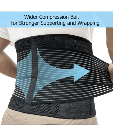 Back Brace for Men & Women | Support Belt for Pain Relief Scoliosis & Sciatica | Adjustable XXXL Size | Durable Back Stretcher - Buy Online on GoSupps.com