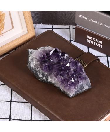 Nupuyai Natural Amethyst Druse - Irregular Crystal Cluster for Reiki Healing & Home Decoration - XXL Rough Stone - Buy Online on GoSupps.com