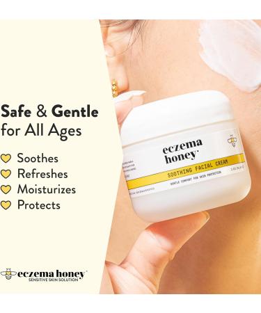 ECZEMA HONEY Original Skin-Soothing Cream & Soothing Facial Cream - Bundle for Sensitive & Dry Skin - Cruelty Free - Buy Online on GoSupps.com