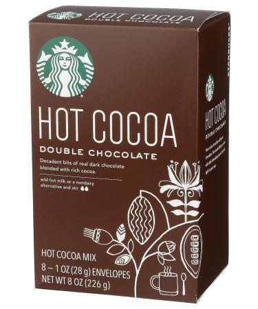 Starbucks Double Chocolate Hot Cocoa Mix - 8 Count, Pack of 3 | Rich & Creamy Treat - Buy Online on GoSupps.com