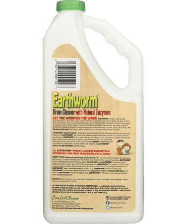 Earthworm Drain Cleaner - Family Safe, 32 Fl Oz | Eco-Friendly & Effective - Buy Online on GoSupps.com