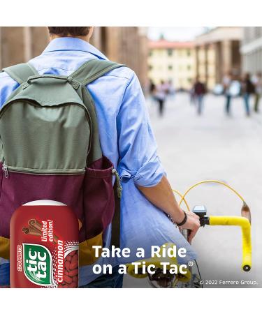 Tic Tac Cinnamon Flavored Mints 3.4 Oz - On-The-Go Refreshment | Bulk 4 Pack - Buy Online on GoSupps.com