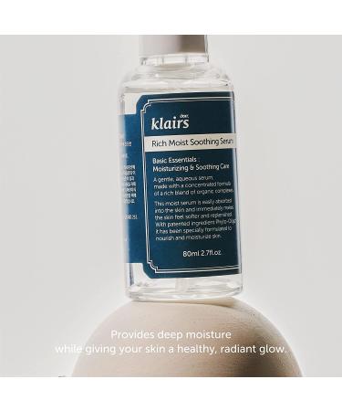 Dear Klairs Rich Moist Soothing Serum 2.7 fl oz | Hydrating Skincare for All Skin Types - Buy Online on GoSupps.com