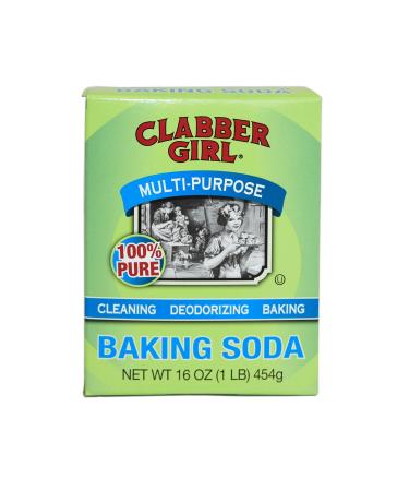 Clabber Girl Baking Soda, 16 Ounce (Pack of 12)