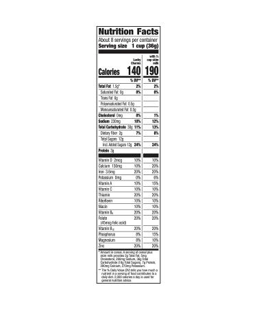 Buy Lucky Charms Gluten Free Breakfast Cereal 10.5 oz - Delicious & Nutritious! - Buy Online on GoSupps.com