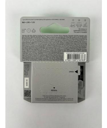 Buy AA Battery GP Alkaline Super 1.5V - Pack of 4 | Fast International Shipping - Buy Online on GoSupps.com