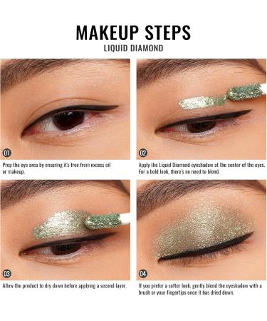 Oulac Liquid Glitter Eyeshadow - Metallic Gold Eyeshadow Sparkly Gold Eyeliner Liquid Shimmer Eyeshadow & Eyeliner Blendable Eye Make-up Crease Resistant Vegan 5.4g Sahara Gold (O10) - Buy Online on GoSupps.com
