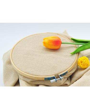 Natural Linen Needlework Embroidery Fabric 20x62inch Cross Stitch Aida Cloth - Rose Flavor - Buy Online on GoSupps.com