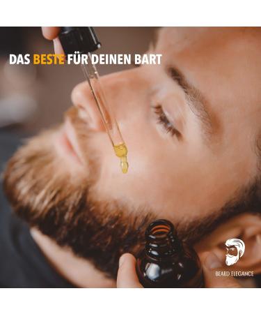 BEARGE Elegance Vegan Beard Oil 60ml | Premium Natural Beard Care with Pipette | 100% Natural | Perfect for Every Beard Bearer - Buy Online on GoSupps.com
