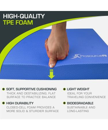 ProsourceFit XL Blue Exercise Balance Pad - 18.75 x 15 inches - Buy Online on GoSupps.com