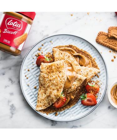 Lotus Biscoff Smooth-Sweet Spread | Indulge the Rich Creamy Flavour | Smooth & Delicious Biscoff-Spread | Vegan Friendly Nut Free - Pack of 1 x 400g - Buy Online on GoSupps.com