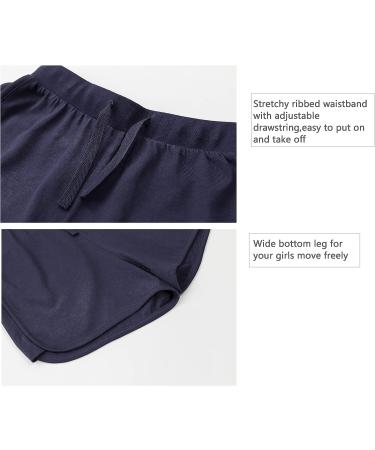ALAVIKING Girls Cotton Shorts - Navy, Size 5-6 Years - Buy Online on GoSupps.com