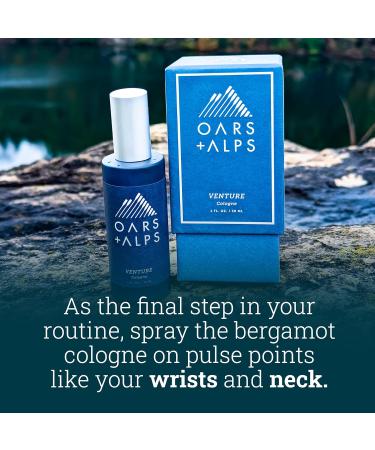 Oars + Alps Venture Cologne and Body Spray Valentines Gifts for Him Blends Refreshing Citrus Notes with Grounding Herbal Aromatics TSA Friendly 1 Fl Oz - Buy Online on GoSupps.com