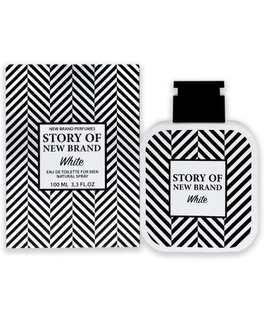 New Brand Perfumes Story Of New Brand White Men 3.3 oz EDT Spray