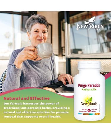 New Roots Herbal Purge Parasitis Capsules 90 Veg Caps for Adults - Comprehensive Parasite Cleanse with Wormwood Black Walnut Hull - Digestive & Antiparasitic Support Supplement - 1 Bottle 90 Count (Pack of 1) - Buy Online on GoSupps.com