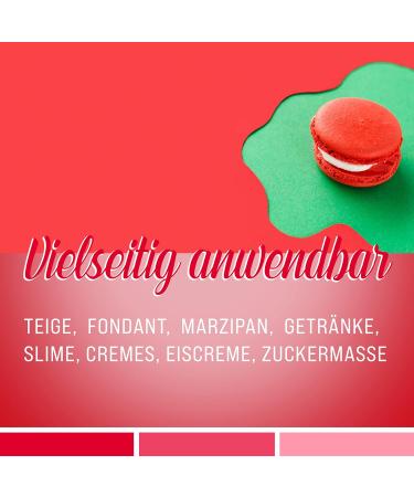 Cherry Red Food Coloring 10ml - Sugar-Free Highly Concentrated Dye for Drinks Cakes and More | Tortendendeko Baking Accessories - Buy Online on GoSupps.com