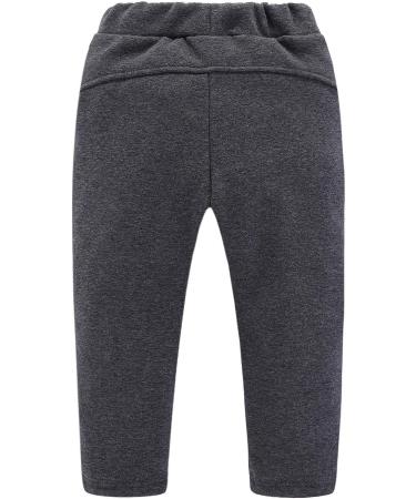 Mud Kingdom Little Boys Fleece Pants 6-7 Years | Anchor Red | Warm Winter Tight Fit - Buy Online on GoSupps.com