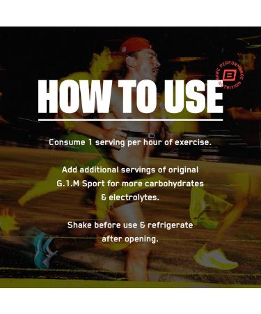 BARE PERFORMANCE NUTRITION G.1.M Sport Ready to Drink Endurance Fuel Fast-Digesting Carbs & Electrolytes Lemon Lime 12 Pack Bottles for Race Day Hydration Marathon & Triathlon G.1.M Sport RTD - Buy Online on GoSupps.com