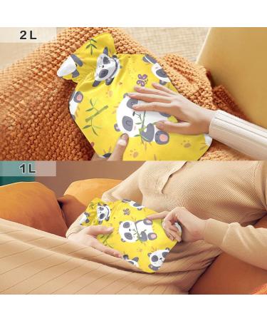 Shop Cute Panda Hot Water Bottle with Cover - 2L Pain Relief & Warm Hands - International Shipping Available - Buy Online on GoSupps.com