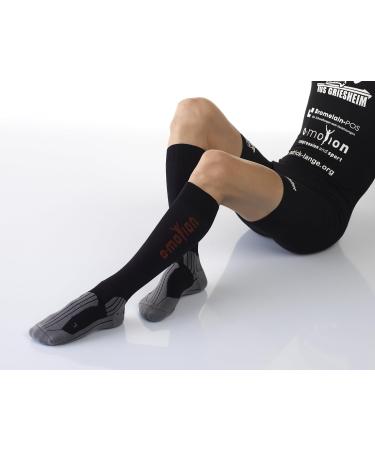 O-motion Regular Compression Knee Socks | Black | Size 35-38 | International Shipping Available - Buy Online on GoSupps.com