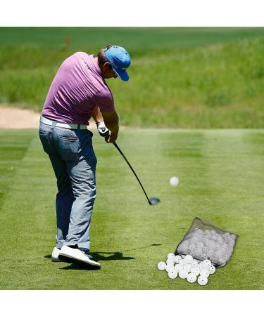 Kahuayi 100 Pack Practice Golf Balls - Airflow Hollow Plastic Balls for Driving Range & Swing Practice - White Pool Balls for Home Training - Buy Online on GoSupps.com