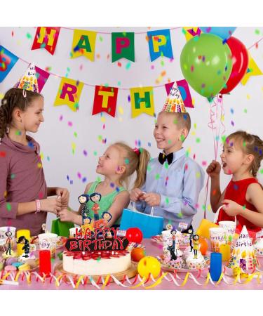 Coraline Theme Birthday Party Supplies Coraline Cake Decorations with 1pcs Cake Topper 24pcs Cupcake Toppers for Kids Coraline Birthday Party Decorations - Buy Online on GoSupps.com