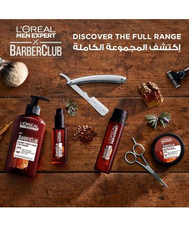 L'Oreal Men Expert Barber Club Short Beard & Face Moisturiser 50ml - Hydrating Men's Grooming Product - Buy Online on GoSupps.com